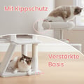 Miniatyrbilde 5 av 6: Klatrestativ for katt, 48,1x48,1x96,1 cm, Hvit
