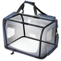 Miniatyrbillede 4 af 5: Hundebur, foldbart Oxford-stof, 70x52x52 cm, blå