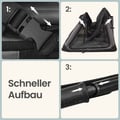 Miniatyrbillede 6 af 6: Hundebur, 76x53x53 cm, Sort