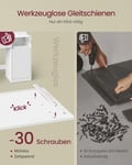 Miniatyrbillede 3 af 6: Toiletbord 40x107x144 cm hvid, træ