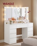 Miniatyrbillede 2 af 6: Toiletbord, 40x107x144 cm, Hvid