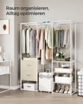 Miniatyrbilde 4 av 6: Klesstativ, 40x150x180 cm, Naturlig Beige