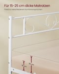 Miniatyrbilde 4 av 6: Sengramme, 207x141,5x86,2 cm, Hvit