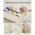 Miniatyrbilde 5 av 6: Oppbevaringsbokser, Skuffeorganisator, 32x32x10 cm, Beige