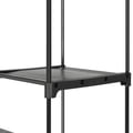 Miniatyrbilde 6 av 6: Klesstativ, Stoffgarderobe, 140x43x174 cm, Svart