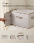Miniatyrbilde 4 av 6: Oppbevaringsbokssett, 40x30x25 cm, Beige
