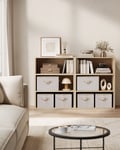 Miniatyrbilde 5 av 6: Oppbevaringsbokssett, 40x30x25 cm, Beige