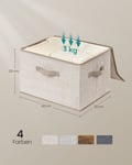 Miniatyrbilde 6 av 6: Oppbevaringsbokssett, 40x30x25 cm, Beige