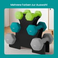 Miniatyrbilde 1 av 6: Hantelsett, 2x1 kg 2x2 kg 2x3 kg, Limegrønn