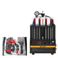 Miniatyrbillede 1 af 5: Brændstofindsprøjtningsprøver, 4 cylindre, 1000 ml kapacitet, justerbart tryk 0–0,6 Mpa, hastighedsområde 0–7500 omdr./min, ultralydseffekt 70W