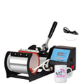 Miniatyrbillede 1 af 5: Kop Varmepresser, Kompatibel med 11oz Kopper, Temperaturinterval 200°F-430°F, Tidsinterval 0-999 Sekunder, CE Certificeret, LCD Kontrolpanel