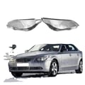 Pikkukuva 1 / 5: Ajovalon linssi, polykarbonaatti, vasen linssi OE 63127160193, oikea linssi OE 63127160194, yhteensopiva E60 E61 525i 530i 540i 550i, mallivuodet 2004-2007