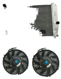 Miniatyrbillede 1 af 5: Aluminiumkøler, øget kølekapacitet med 40%, kompatibel med C6 V8 (2005-2013), bolt-on installation, holdbar vakuum-svejset konstruktion