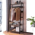 Miniatyrbild 1 av 5: Klädhängare, Robust Metallram, Multifunktionell Design,svart