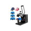 Miniatyrbillede 1 af 5: Hat Heat Press, 555W Effekt, 8,5 x 4 tommer Varmeplade, 4 Størrelser af Varmepuder, Justerbar Tid 0-999 sekunder, Dimensioner 19,69 x 10,16 x 14