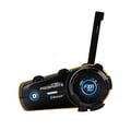 Miniatyrbild 1 av 5: Hjälmheadset, Universell Kompatibilitet, Maximal Intercom Avstånd 1000m, Bluetooth Version BT5.0, 900mAh Batterikapacitet, CE Certifierad
