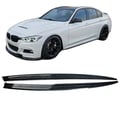 Miniatyrbillede 1 af 5: Side Skirts Forlængelsespanel, ABS Plast, 82,67" x 6,69" x 4,33", BMW 3 Serie Kompatibilitet, Direkte Erstatning, 2 Stykker