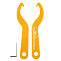 Miniatyrbillede 1 af 5: Coilover Spanner Nøgle, Materiale: Hærdet varmebehandlet stål, Længde: 43mm, Bredde: 43mm, Højde: 34mm, Kompatibilitet: Til eftermarked coilovers