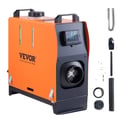 Miniatyrbillede 1 af 5: Diesel Luftvarmer, 8 kW Varmeeffekt, Fjernbetjening, Justerbart Temperaturinterval 46℉-96.8℉, Dimensioner 15x5.9x16.1 tommer