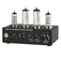 Pikkukuva 1 / 5: Nobsound T9 Mini Phono-vaihe-esivahvistin, kaksoisputkimuotoilu, RCA- ja kuulokelähdöt, säädettävä taustavalo