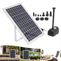 Miniatyrbillede 1 af 5: Solbrønd Pumpe, 10W Solpanel, Maksimal Vandhøjde 200 cm, Maksimal Flow Rate 1000 L/h, Børsteløs Pumpe Indgang DC 6-24V, Nettovægt 1,36 kg