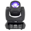 Miniatyrbillede 1 af 5: Bevægelseshoved LED-lys, 100W effekt, 7 farver og 8 gobos,sort, EU -stik