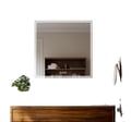 Miniatyrbillede 1 af 5: LED Badeværelsesspejl, Firkantet Form, 800 x 800 mm, Effekt 24W, Farvetemperatur 3500K-6500K, Vandtæt IP44