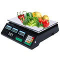 Miniatyrbillede 1 af 5: Digital kommerciel vægt, maksimal vægt 40 kg, graduering 5 g, dimensioner 370x130x355 mm, strømindgang 110-240V, dobbeltsidet LED-skærm
