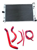 Miniatyrbillede 1 af 5: Aluminiumkøler, Dimensioner: 785mm x 445mm x 65mm, Indgang/Udgang: 35mm, 2 Række Design, Kompatibilitet: Til Commodore VZ LS1 LS2 SS V8 (2004-2006)