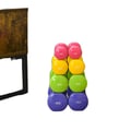 Miniatyrbillede 1 af 5: Hex Dumbbell Sæt, 4 Vægte, Ideel til Styrketræning