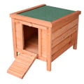 Miniatyrbillede 1 af 5: Udendørs Dyrehus, Trækonstruktion, 51 cm x 42 cm x 43 cm, Egnet til Små Dyr, Sikker Skjul, God Ventilation