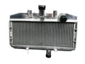 Miniatyrbillede 1 af 5: Aluminium Racing Radiator, 40mm Tykkelse, Forbedret Kølekapacitet, Passer til Suzuki GT750, TIG Svejset Konstruktion, Spejlpoleret Finish