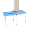 Miniatyrbillede 1 af 5: Ping Pong Bord, MDF + Aluminium, 152 x 76 x 76 cm, Foldbart design, Inkluderer net, ketchere og bolde
