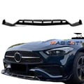 Miniatyrbillede 1 af 5: Front Splitter Lip, Højkvalitets ABS-plastik, 2,4 tommer højde x 5,5 tommer bredde x 60 tommer længde, Kompatibel med Mercedes Benz C Class W206 S206