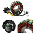 Miniatyrbillede 1 af 5: Generator Stator Spole, Indre Diameter 35mm, Ydre Diameter 93mm, Polernes Tykkelse 24mm, Polernes Bredde 11.4mm, Passer til Sea-Doo 800 GSX