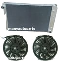Miniatyrbillede 1 af 5: Radiator og Ventilator Sæt til Chevy GMC Truck, Aluminium Konstruktion, Optimal Køleydelse, Nem Installation