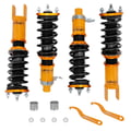 Miniatyrbillede 1 af 5: Coilover affjedringskit, justerbar køre højde 1-3 tommer, holdbar aluminiumskonstruktion, tvillingetube støddæmper system.