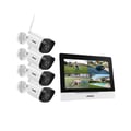 Miniatyrbillede 1 af 5: Trådløst NVR CCTV-system, 7-tommer skærm, 5MP opløsning, 4-kanals indgang, nattevision op til 30 meter, IP66 vejrbestandig