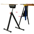 Miniatyrbillede 1 af 5: Justerbar foldbar rulleholder, højdeområde 68-110 cm, låsekran stabilitet