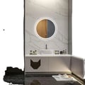 Miniatyrbild 1 av 5: Badrumsspegel, justerbar LED-belysning, anti-imfunktion