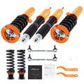 Miniatyrbillede 1 af 5: Coilover affjedringskit, 24-vejs justerbare dæmpere, højdejusterbar, kompatibilitet med E90/E92 modeller, fjederhastighed foran: 6kg/mm