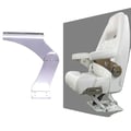 Miniatyrbillede 1 af 5: Aluminium Pivot Armstøtte, Holdbar Konstruktion, Flip-Up Design, Behagelig Håndstøtte