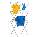 Miniatyrbillede 1 af 5: Vertikal Tørrestativ, 20m Tørområde, Holder op til 12kg, Kompakt Design, 3 Niveauer, Pulverlakeret Stål