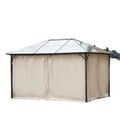Pikkukuva 1 / 5: Gazebo-sivuseinät, 3,5 x 2 m, polyesteri, Beige
