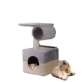 Miniatyrbild 1 av 5: Kattträd, Trämaterial, Dubbla nivåer