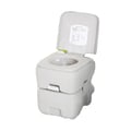 Miniatyrbillede 1 af 5: Bærbar Toilet, Nem Skylle Design, 20L Kapacitet,GRÅ