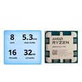 Miniatyrbild 1 av 5: CPU, 5.3GHz Octa Core, 16 trådar, 40MB L3-cache, 65W TDP, stöder DDR5-minne