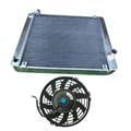 Miniatyrbillede 1 af 5: 62MM 3 Række Aluminium Radiator, Heavy-Duty Køling, TIG Svejset Konstruktion, Spejlpoleret Finish