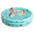 Miniatyrbillede 1 af 5: Oppustelig Swimmingpool, Holdbart PVC Materiale, Familievenligt Design, Alsidig Udendørs Brug