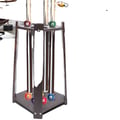 Miniatyrbillede 1 af 5: Multifunktionel Billardkø Rack, 8-Huls Opbevaring, Retro Design, Holdbart Densitetsbræt
